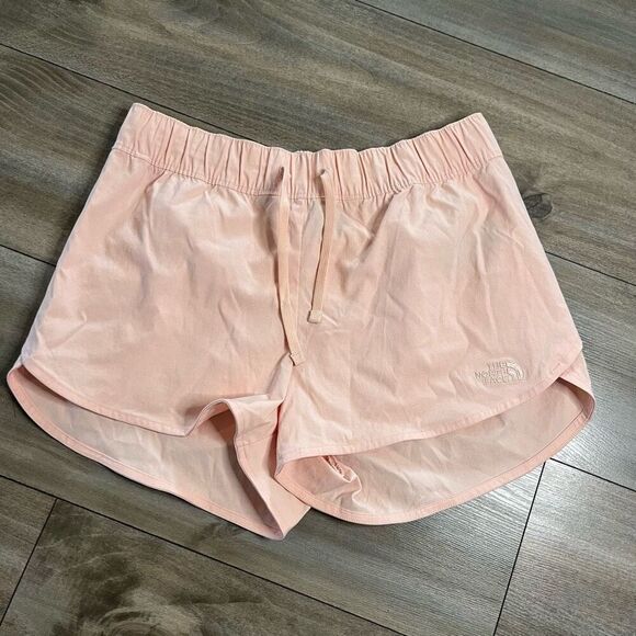 North Face Pale‎ Pink Athletic Shorts Women Medium Bin I-38 - Picture 1 of 4
